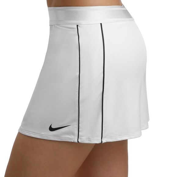 NIKE COURT DRY-FIT STRAIGHT TENNIS SKORT WHITE - Picture 10 of 13